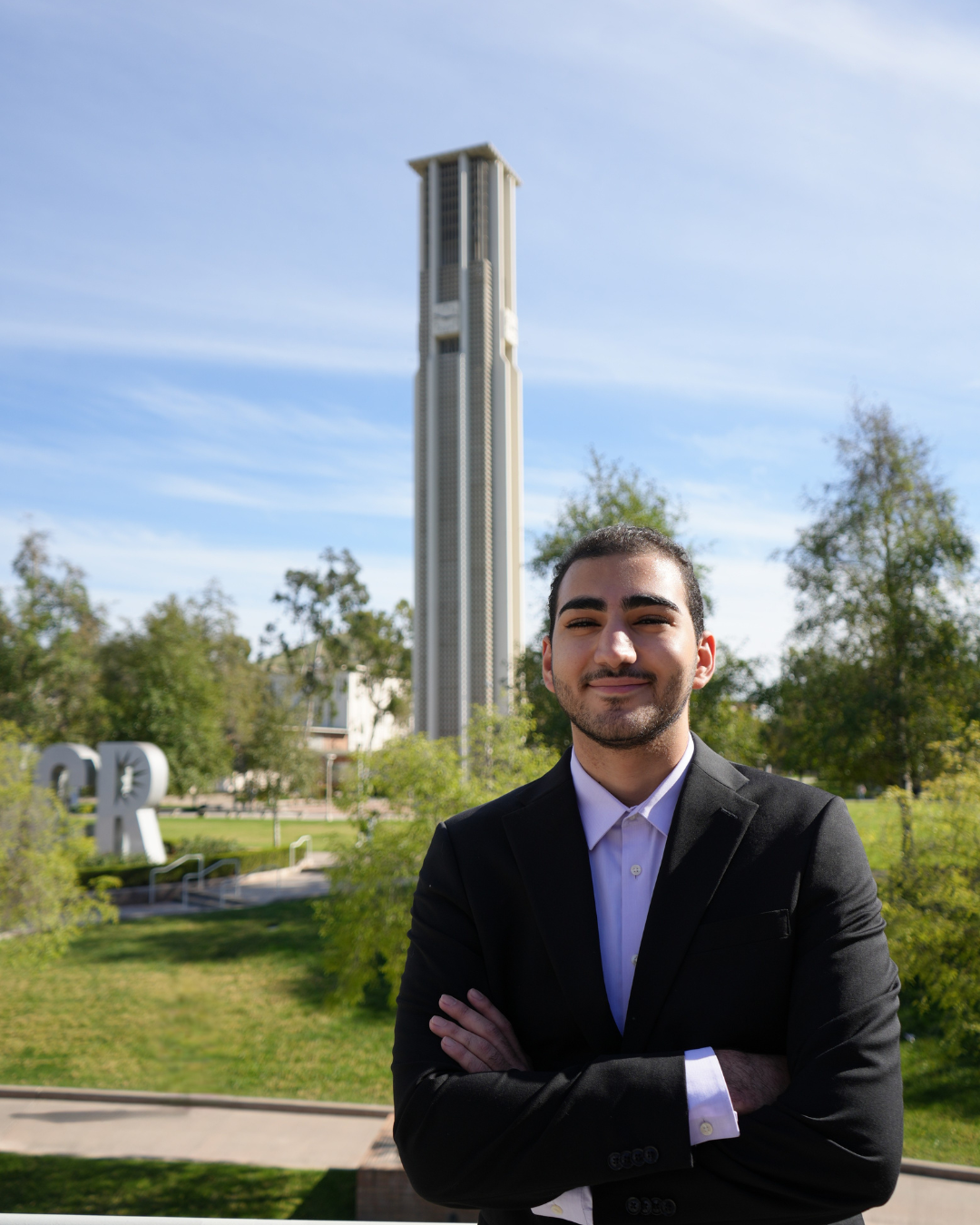 Headshot of Hamza Abdallah, candidate for ASUCR BCOE Senator