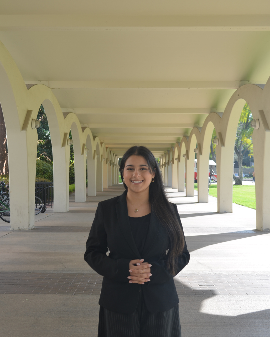 Headshot of Natalie Adel Ebeid, candidate for ASUCR CHASS Senator