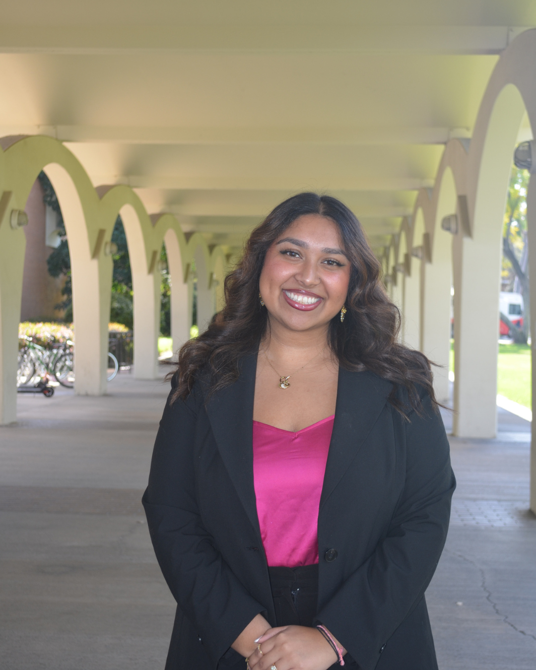 Headshot of Pia Prashanth, candidate for ASUCR Vice President of Internal Affairs