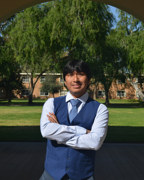 Headshot of Dominic Romero Herrera, candidate for ASUCR Vice President of Marketing and Promotions