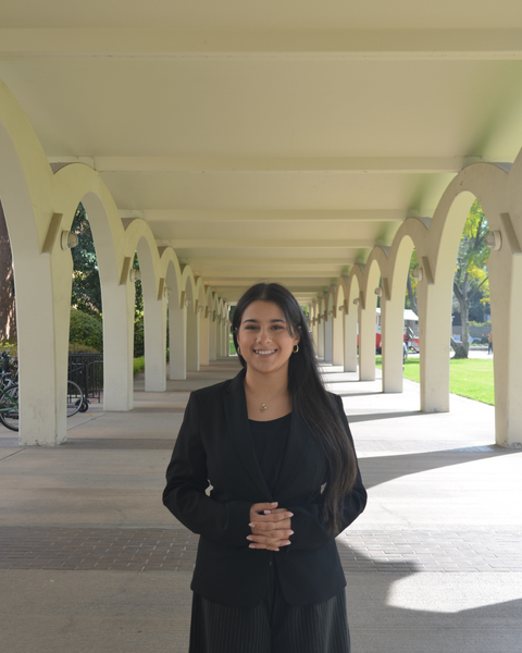 Headshot of Natalie Adel Ebeid, candidate for ASUCR CHASS Senator
