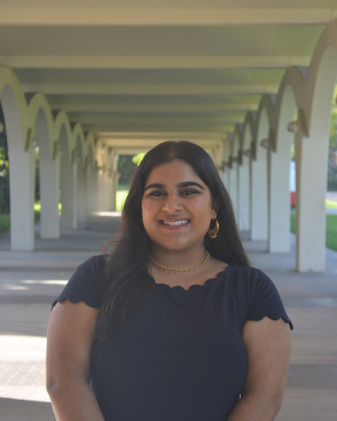 Headshot of Rahma Ahmed, candidate for ASUCR Vice President of Sustainability