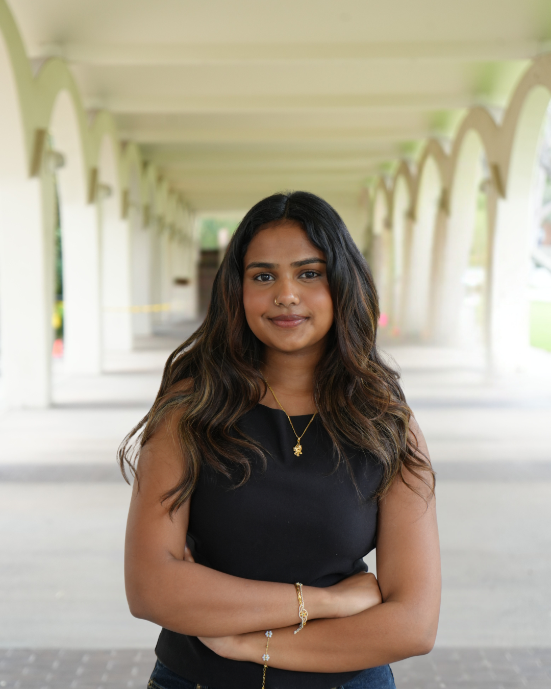 Headshot of Veda Vikram, candidate for ASUCR BCOE Senator