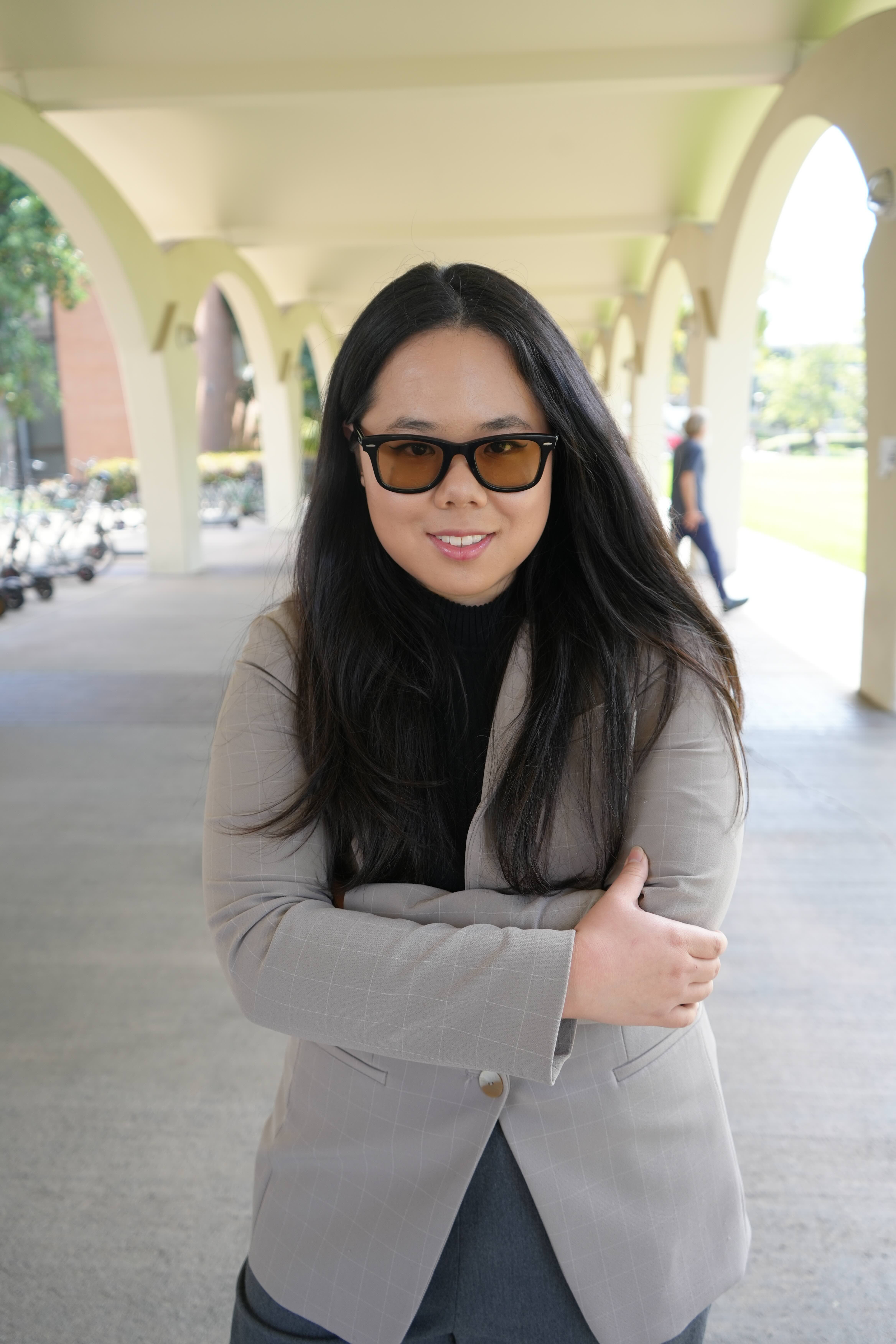 Headshot of Victoria Zhou, candidate for ASUCR International Student Director